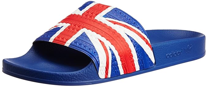 adidas D65795 adilette Flags Collegiate Aqua|47 UK 12: Amazon.de: Schuhe & Handtaschen