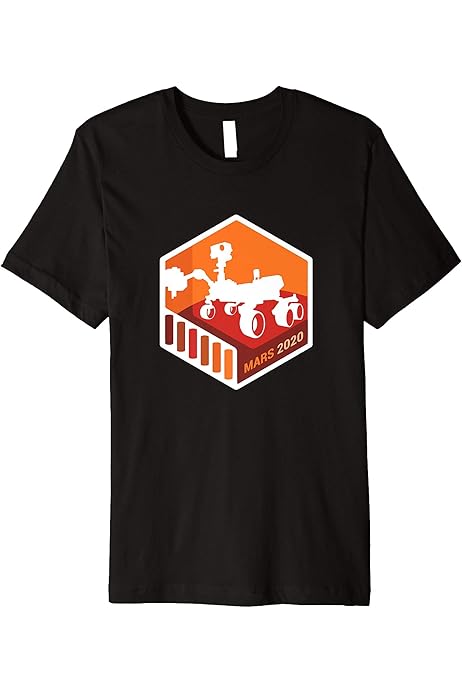 Amazon.com: NASA Mars 2020 Mission Insignia Rover Mars Exploration Premium  T-Shirt : Clothing, Shoes \u0026 Jewelry