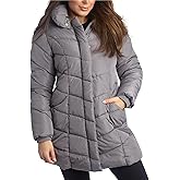 Steve Madden Womens Long Puffer Coat - Heavyweight Insulated Fall Winter Jackets for Women Windproof Long Length Bubble Parka