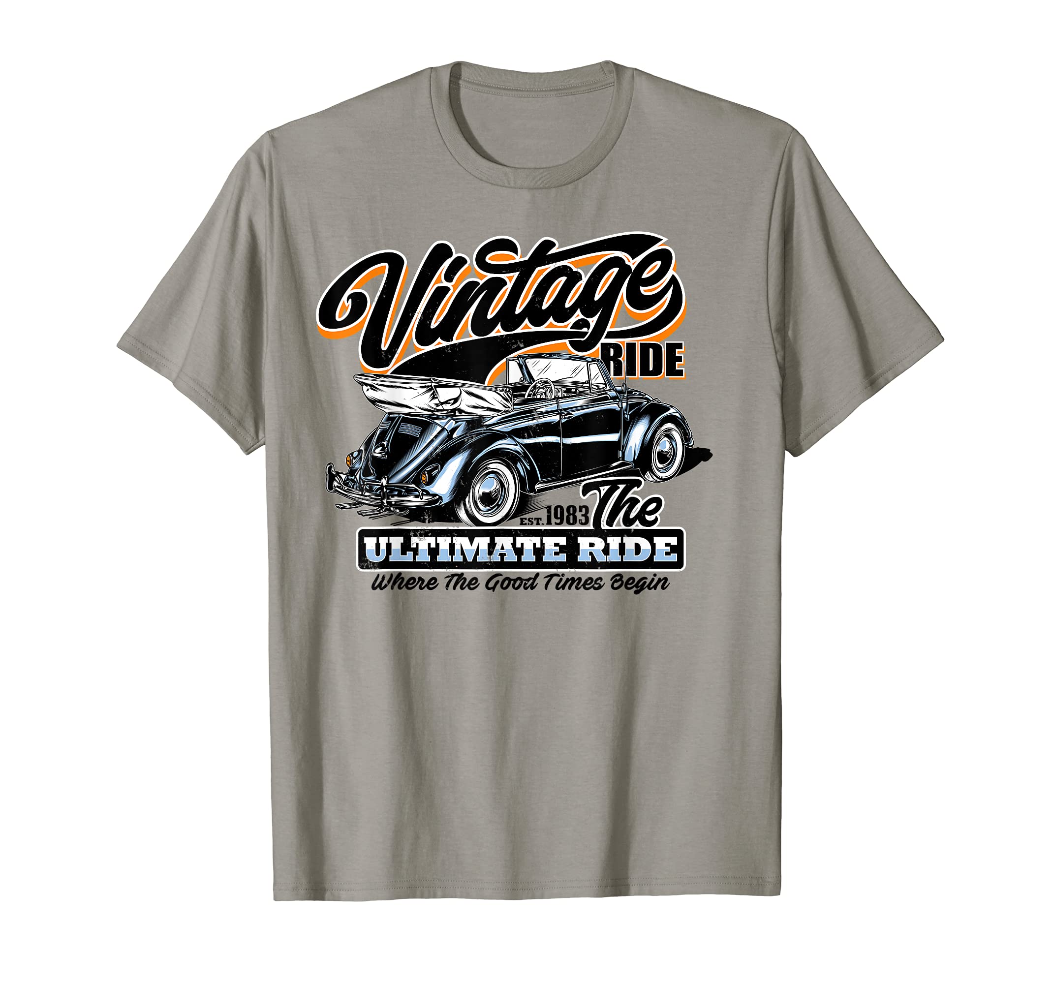 Vintage ride - where fun begins, ultimate vintage car lover T-Shirt