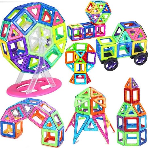 YL LY Conjunto Magnético Bloques Magnéticos Imanes de Variedades Bloques de Construcción Imanes Montaje Rompecabezas de Piezas de Construcción Juguetes para Niños Pure,UN: Amazon.es: Hogar