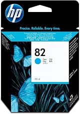 HP 82 Cyan Ink Cartridge C4911A for DesignJet 10 100 120 20 500 800 Series view 4