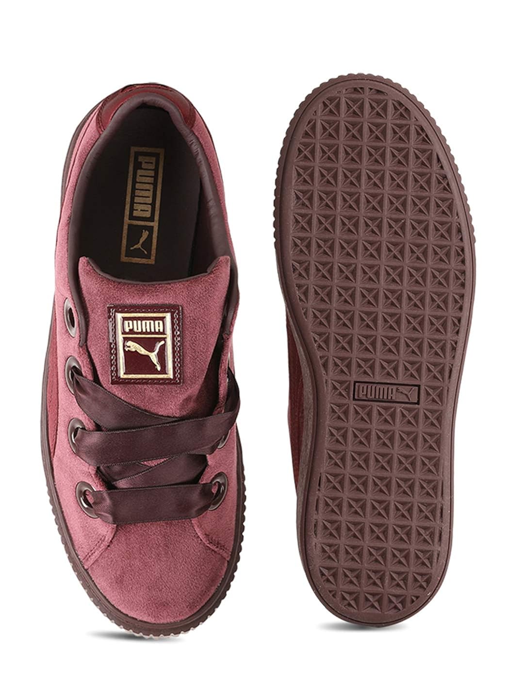 puma platform kiss velvet