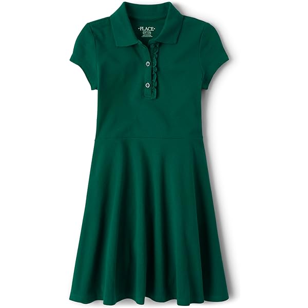 Amazon.com: The Children's Place Big Girl's Solid Long Sleeve Pleated Knit Dress  Dress, Tidal, XL (14): Clothing, Shoes & Jewelry