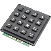 Tegg 1PC 4x4 Keypad MCU Boar Matrix Array Switch Tactile Keypad 16 Button for Arduino