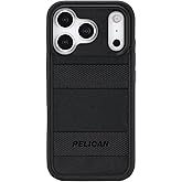 Pelican Protector iPhone 17 Pro Case [Compatible with MagSafe] Rugged Magnetic Phone Case with 16ft Military-Grade Drop Protection - Heavy Duty Phone Cover for iPhone 17 Pro - Black