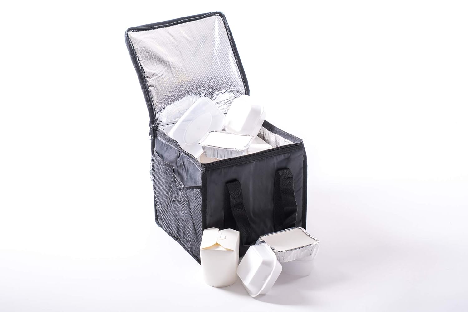 T19 - Bolsa térmica para comida y restaurante, con bolsillos de ...