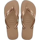 Havaianas Women
s Top Tiras Flip Flop Sandal, Rose Gold, 9-10 M US