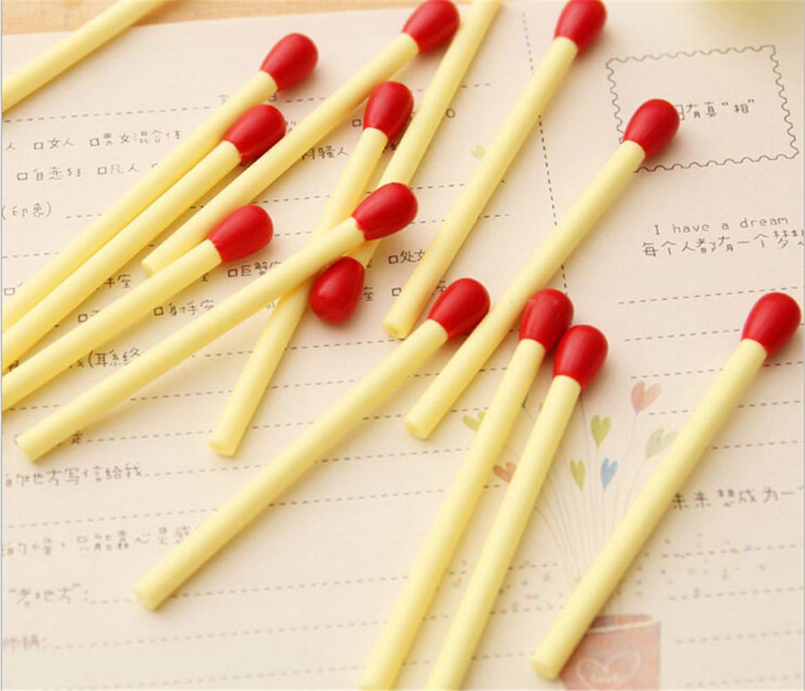 MYTANG Matchstick Shaped Pen Ball Point Pen Match stick ballpoint promotion gift,20pcs/pack,Trolltech,Creative office desktop accessories
