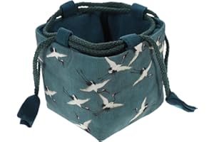 VALICLUD Portable Teapot Holder Bag Convenient Canvas Tea Set Storage Pouch for Teacups Accessories for