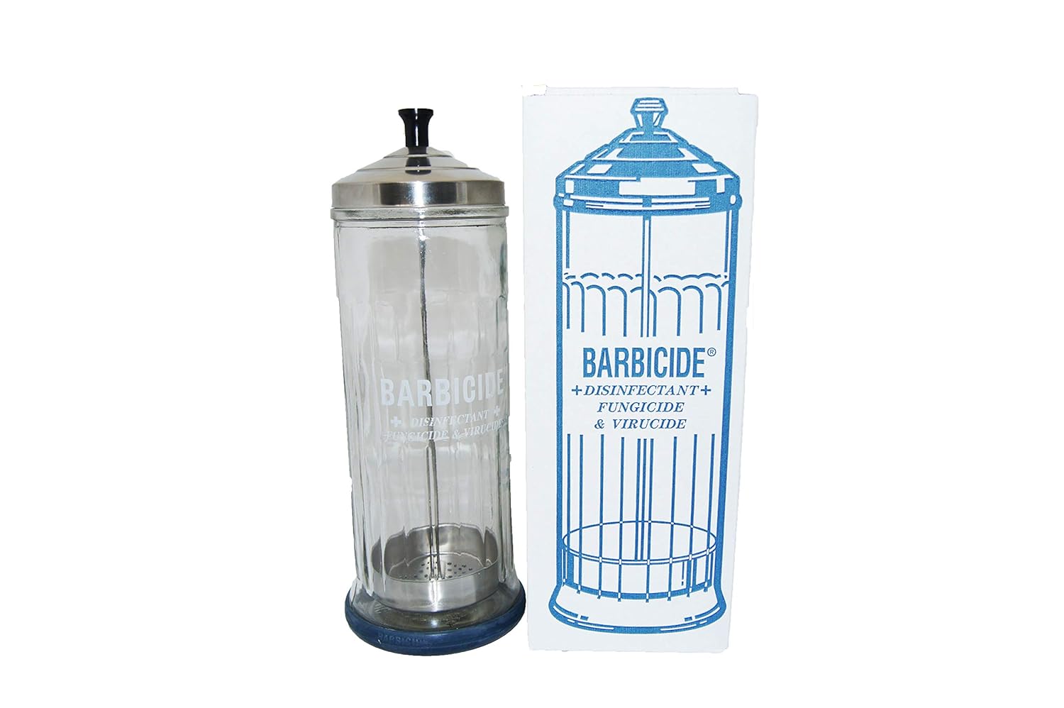 Barbicide Glass Soaking Jar eBay