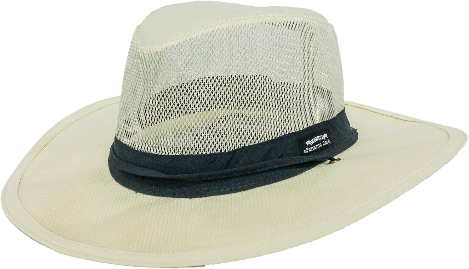 Mesh Crown Safari Sun Hat, 3" Brim, Adjustable Chin Cord, UPF (SPF) 50