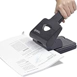 Rapesco 1631 Germ-Savvy Antibacterial Heavy Duty 2-Hole Punch Black view 2