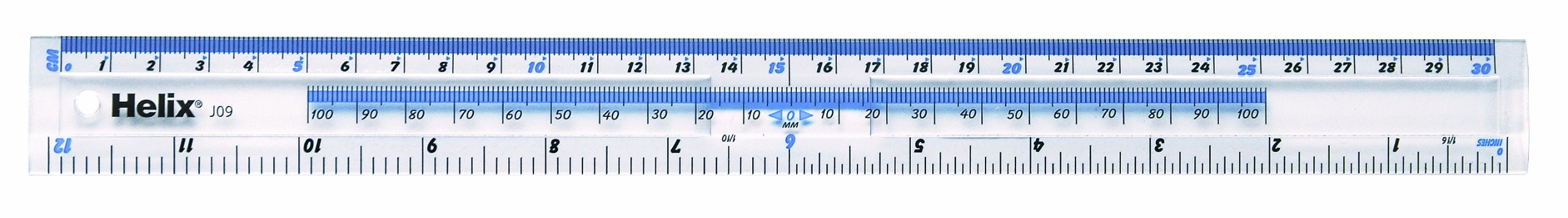 Helix 30cm Shatterproof Ruler (Box of 50)