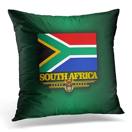 Amazon Com Emvency Throw Pillow Cover African South Africa Flag