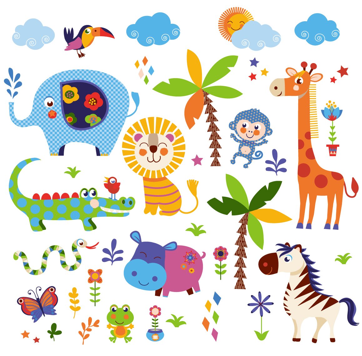 nursery wall stickers animals