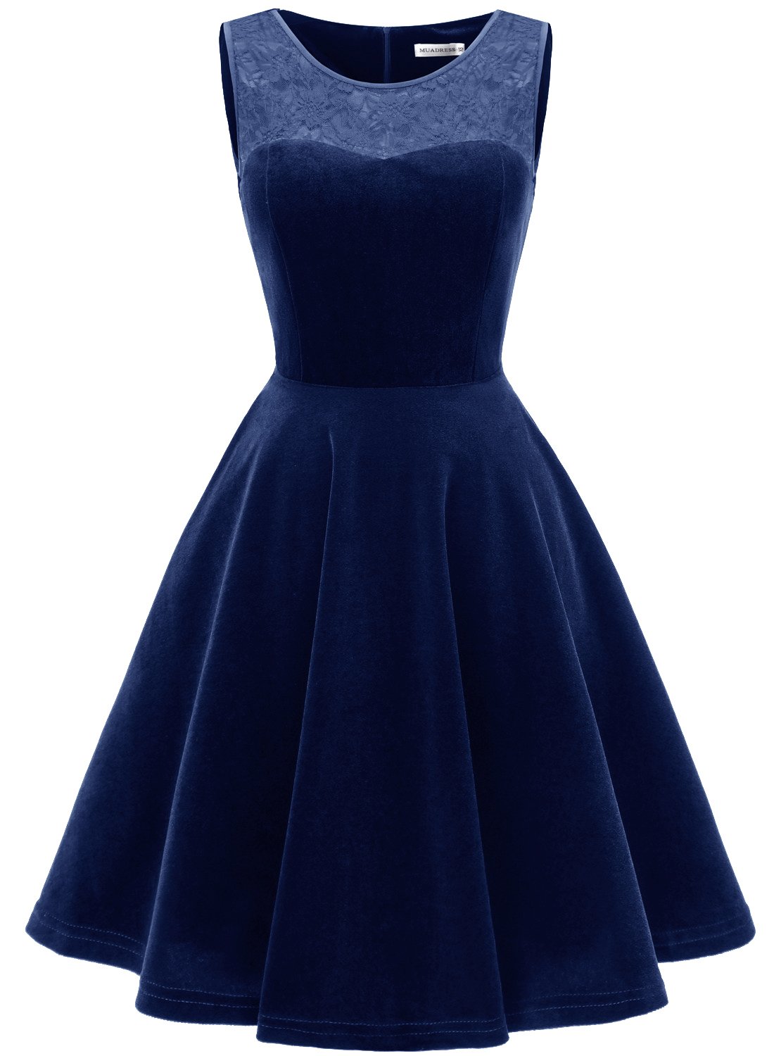 ムアドレス Muadress レディーズ 結婚式ドレス ベロア ワンピース 膝丈 フォーマル お呼ばれ 披露宴 パーティー 二次会ワンピース B078pjtmwl Xs ネイビー ネイビー Xs Www Pgrhonduras Gob Hn