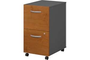 Bush Business Furniture Series C Home Office Furniture Set, Natural Cherry