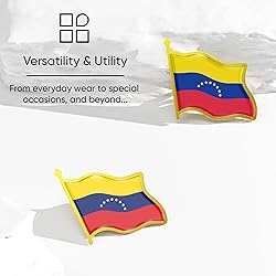 Venezuela Flag Lapel Pin - Enamel Metal National