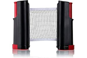 JJYHEHOT Table Tennis Nets, Extendable Table Tennis Net, Portable Ping Pong Replacement Net, Ping Pong Net Paddle Game Table Accessories, for All Types of Tables for The Family