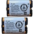 GEILIENERGY HHRP107 Rechargeable Batteries Compatible with for Panasonic HHR-P107 HHR-P107A HHRP107A Cordless Phone 3.6v 700mAh Ni-MH (2 Pack)