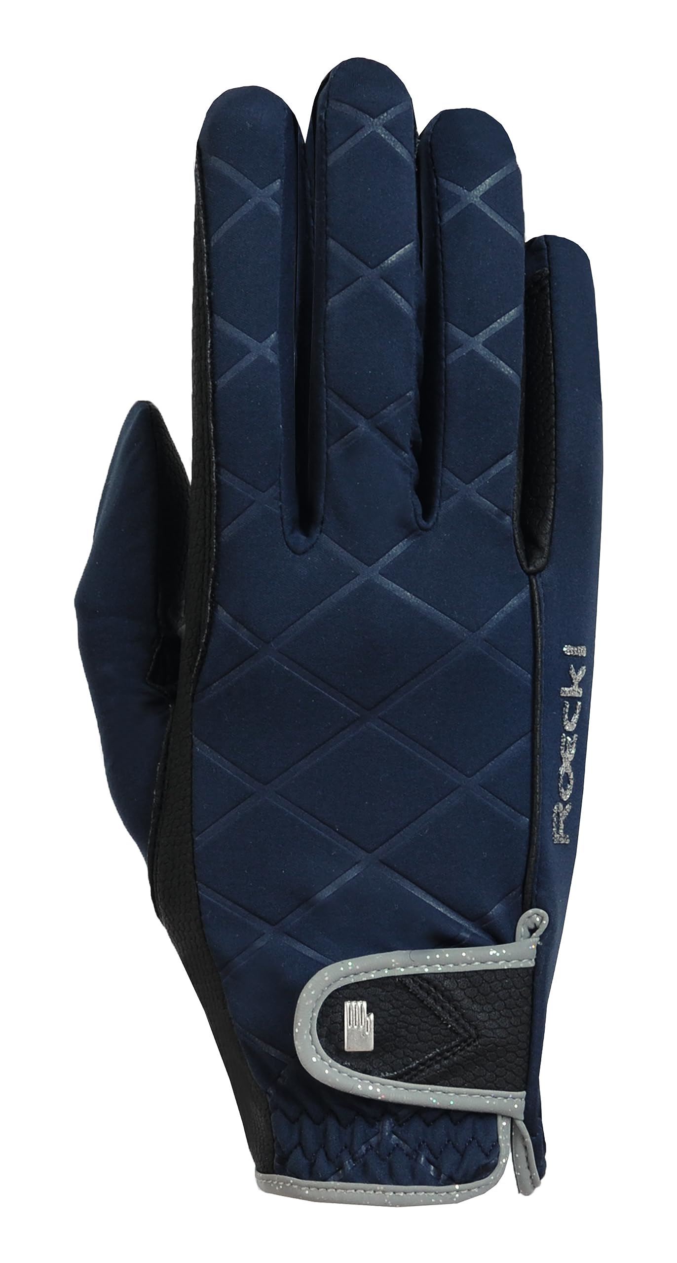 Roeckl Sports equestrian gloves JULIA, ladies winter riding glove, nightblue 7,5