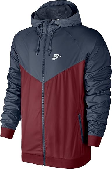 nike windrunner blue and red