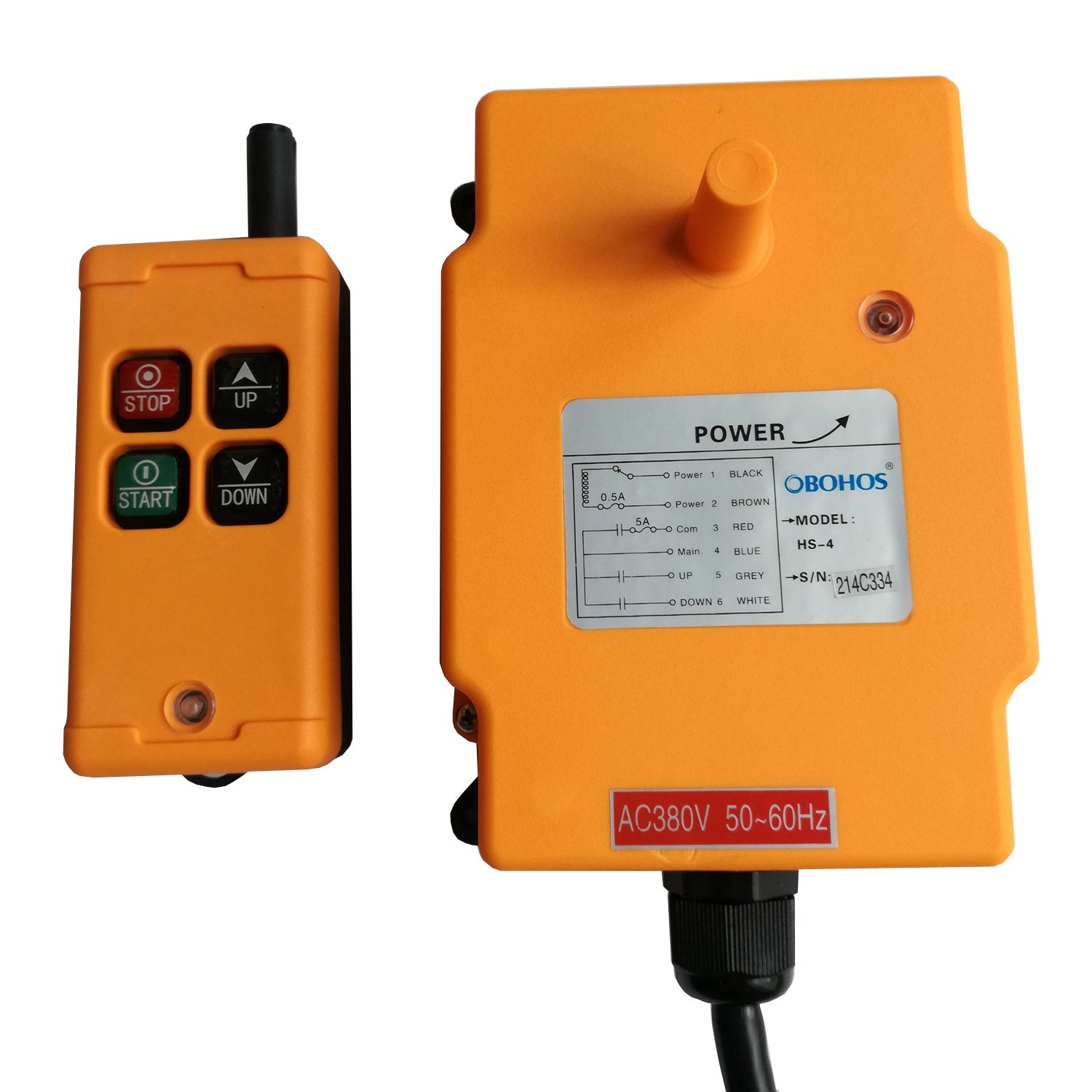 Telecomando Wireless Per Gru Industriale - 8 Pulsanti | 24V/36V/220V Con Ricevitore - Foto 9