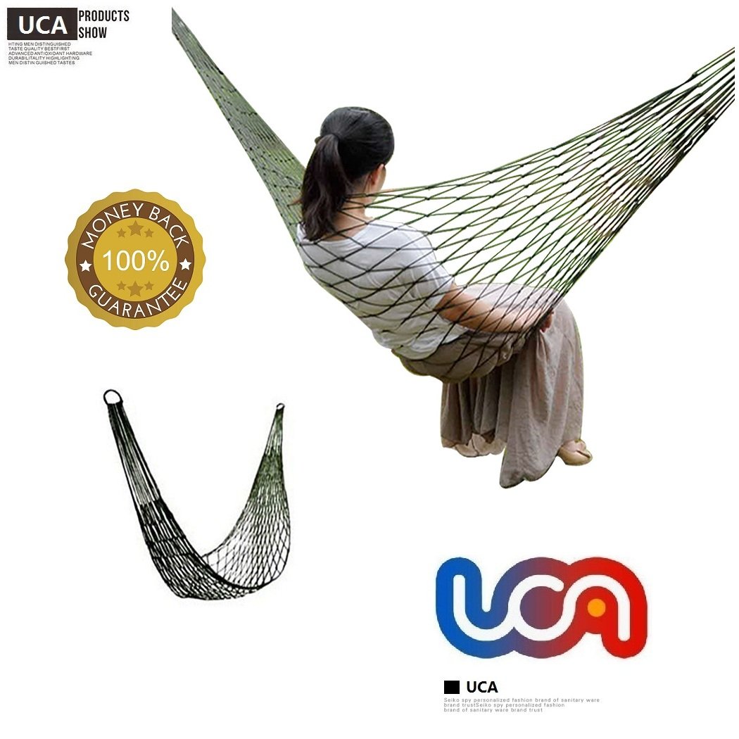 UCA Hamaca PT Hamacas Tela de nylon cama colgante para Casa Jardín