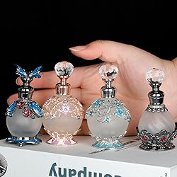 SEVENBEES 15ml Vintage Glass Perfume Bottle with