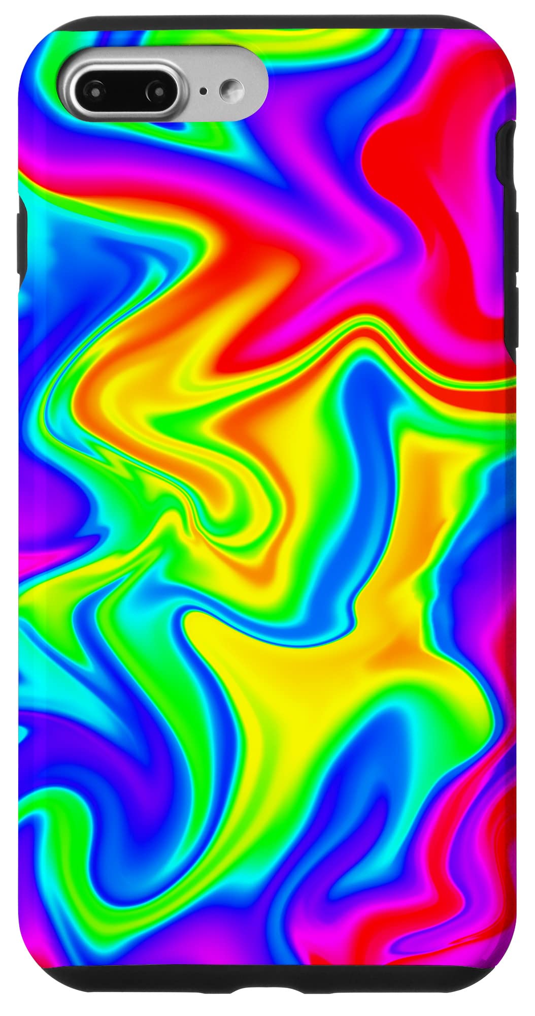 iPhone 7 Plus/8 Plus Groovy Rainbow Liquid Gradient Pattern Case