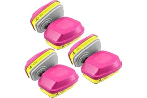KAGIKA Respirator Cartridge/Filter 60923, 60923 Particulate Filters Compatible with Half and Full Face Respirator, Suitable for Asbestos, Resin, Dust