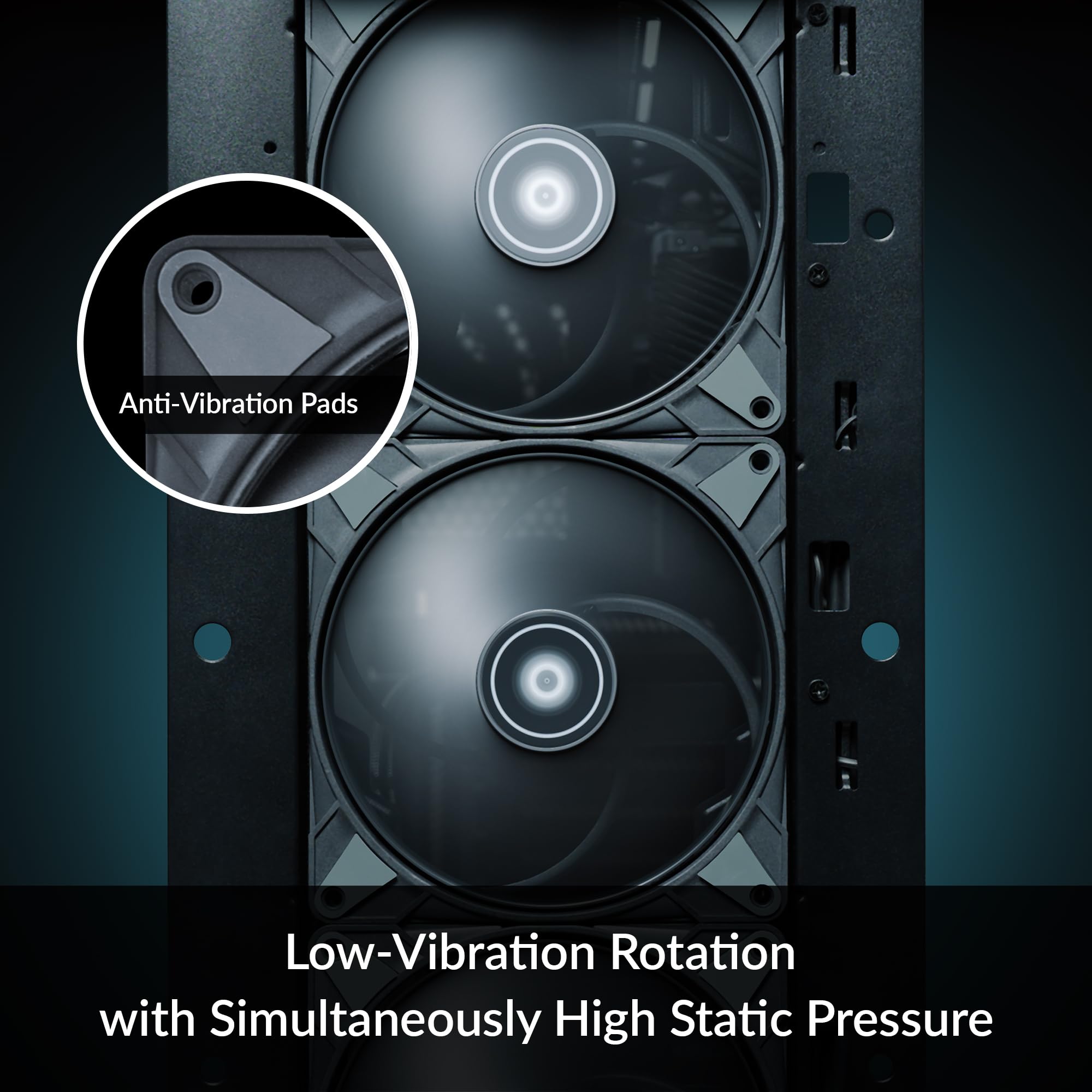 ARCTIC P14 Max - PC Fan, High-Performance 140mm Case Fan, PWM Controlled 400–2800 RPM, Optimised for Static Pressure, 0dB Mode - Black