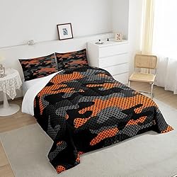 Erosebridal Army Camouflage Comforter Set King Size