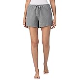 Nautica Womens Sleep Shorts - Mid-Thigh, Lightweight, Breathable Pajama Bottoms - Cotton Knit Jersey Sleepwear and Loungewear