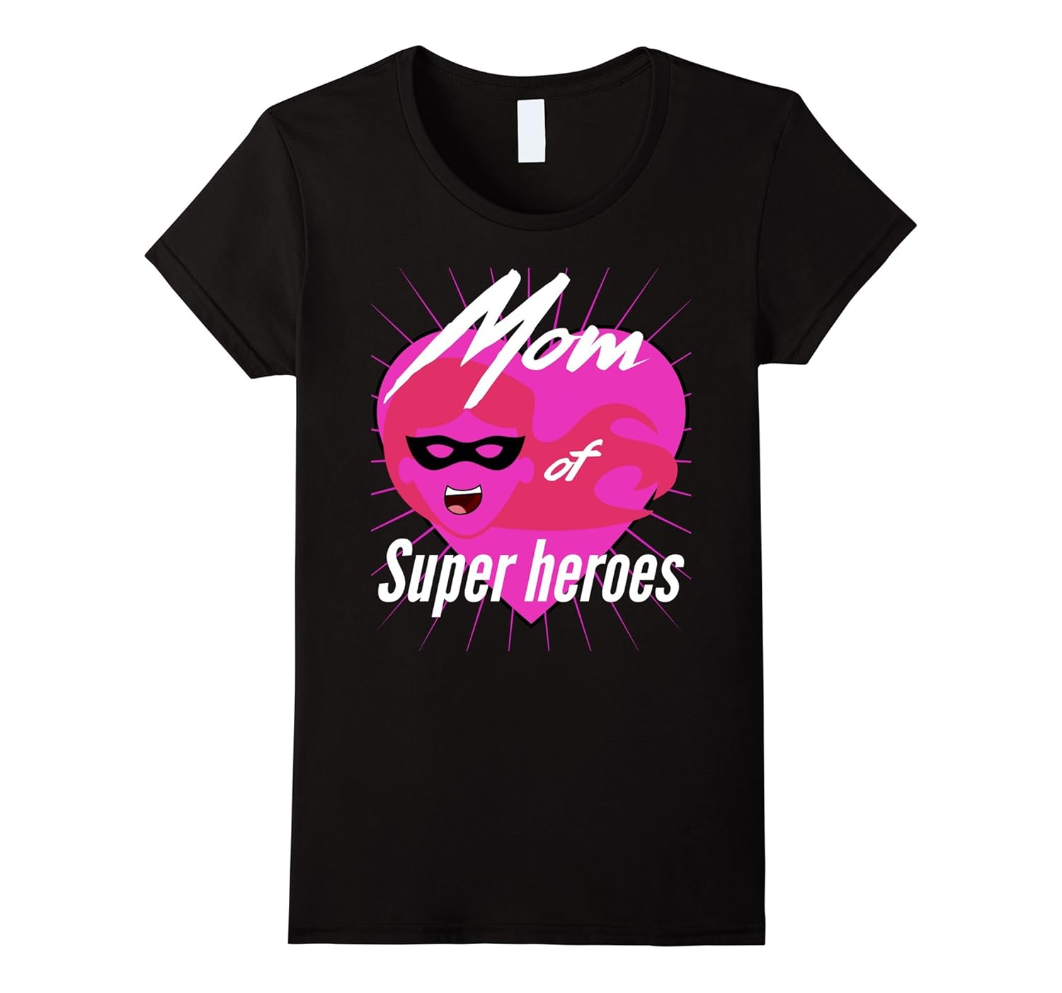 Womens Mom of Super Heroes T-shirt Gift for Mother-ANZ