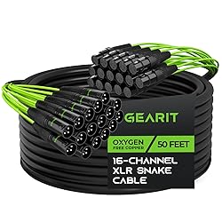 GearIT 16-Channel XLR Snake Cable