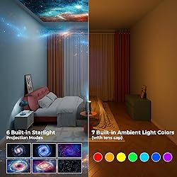 Mini Projector with WiFi and Bluetooth, 4K 1080P