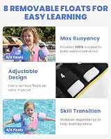 Gogokids Kids Swim Vest Float Armbands Adjustable Buoyancy 3-6 Years view 3