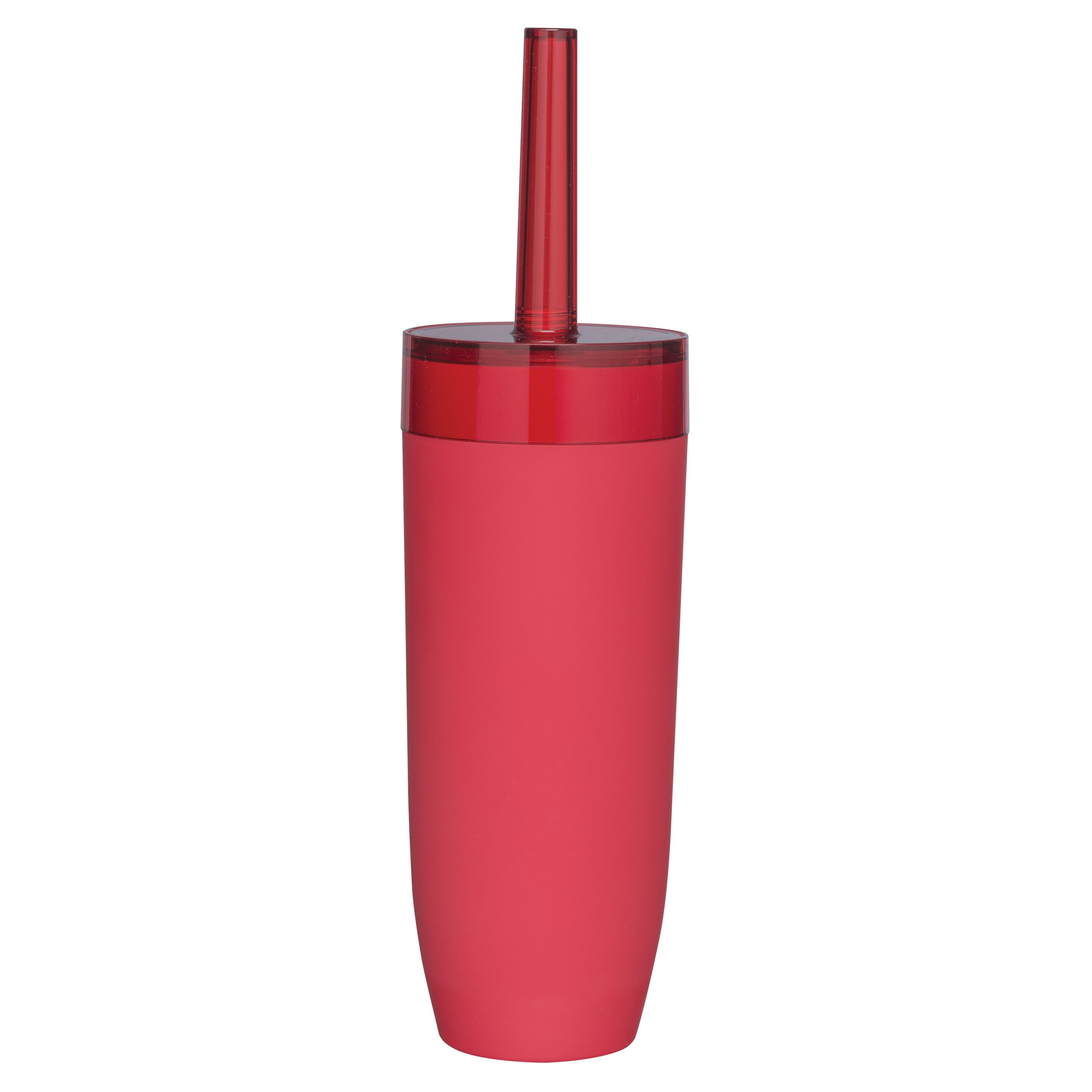 Sealskin Bloom Toilet Brush and Holder, ABS, Red, 10.5 x 36 x 10.5 cm