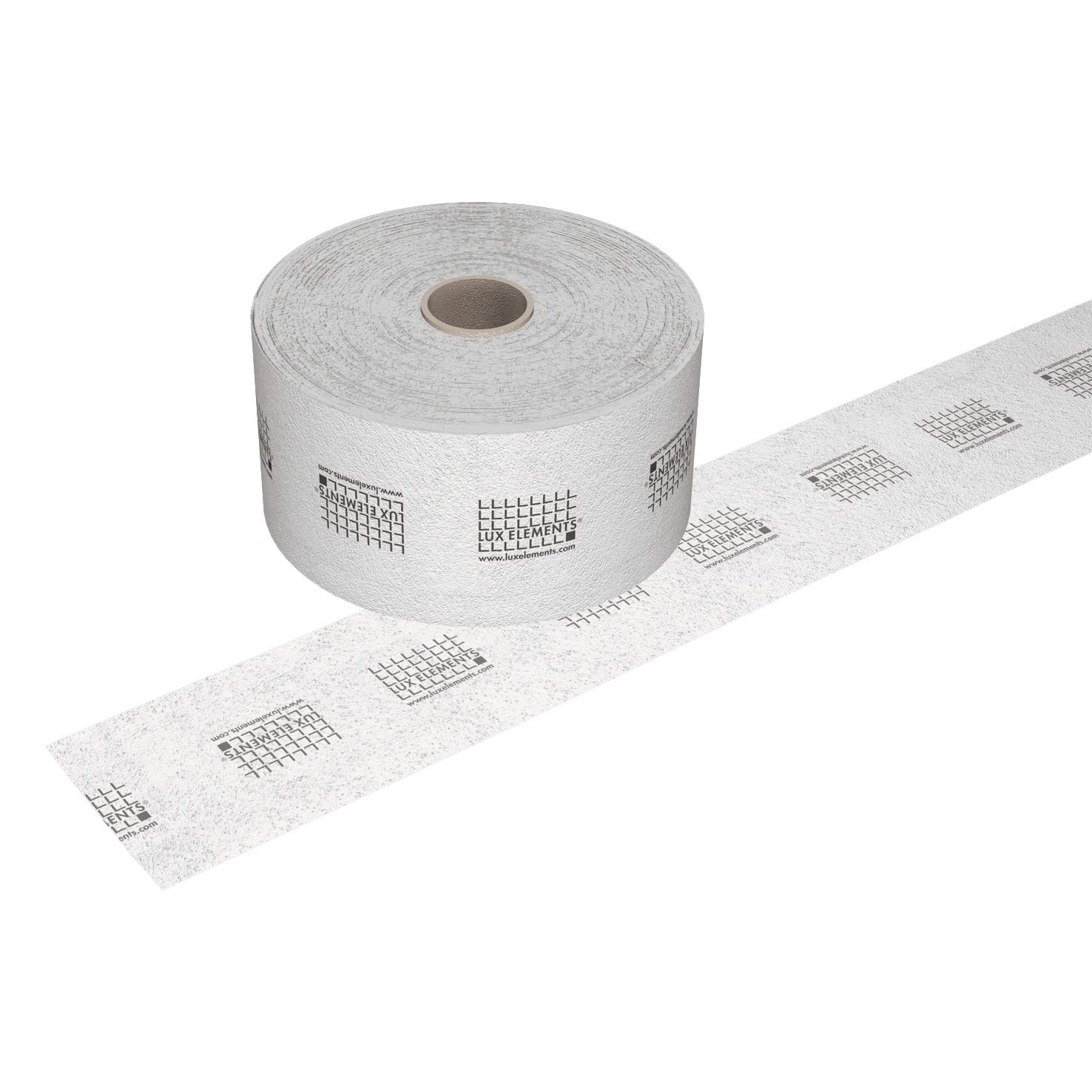 LUX ELEMENTS Sealing Tape Dry-DB 50 m I Thin, Tear-Resistant Sealing Tape Made of Special Fleece Made of Polypropylene Fleece I for Wall and Floor Connections I Tested by Building Inspection