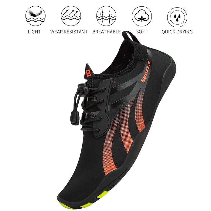 Murdesot Mens Womens Water Shoes Barefoot Swim Diving Surf Yoga Aqua Sports Quick Dry Pool Beach Walking