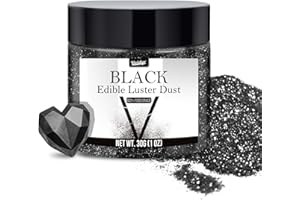 VIVIDYE Edible Glitter - 30g / 1oz Luster Dust Edible Glimmer Powder for Sparkling Drinks, Foods, Wine, Cake - Food Grade Shimmer Dust Powder for Baking, Beverage, Cookies Decoration
