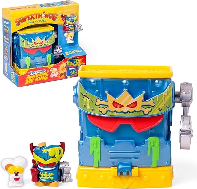 SUPERTHINGS KAZOOM Power – Hidden Base Mr. King. Tana di Mr. King della serie TV di Clan "Kazoom Power". Contiene 1 Base Hiddden, 1 Mr King Esclusivo, 1 Rum Esclusivo