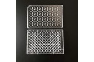 LICHEN COTTAGE Tissue Culture Plate 96 Well - with Lid, Flat Bottom, Individual Pack (Pack of 10)