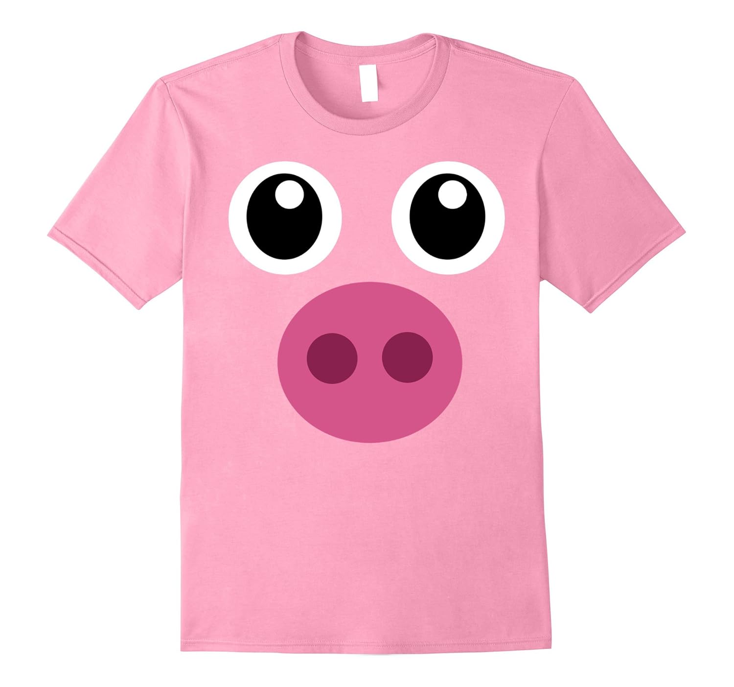 Pig Face Shirt, Funny Cute Animal Halloween Costume Gift Tee-ANZ