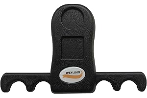 WEN JIAN Billiard Cue Stick Holder，4-Slot Billiard Cue Holder - Non-Slip Pool Stick Rest for Table/Desk Edge, Portable Cue Rack Accessory for Game Room & Club