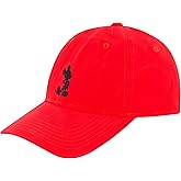 Disney Mickey Mouse Silhouette Dad Hat, Adult Baseball Cap with Curved Brim, Red, One Size