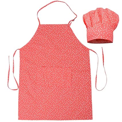 Buy Asan Kids Apron Chef Hat Set Adjustable Cute Cotton Child