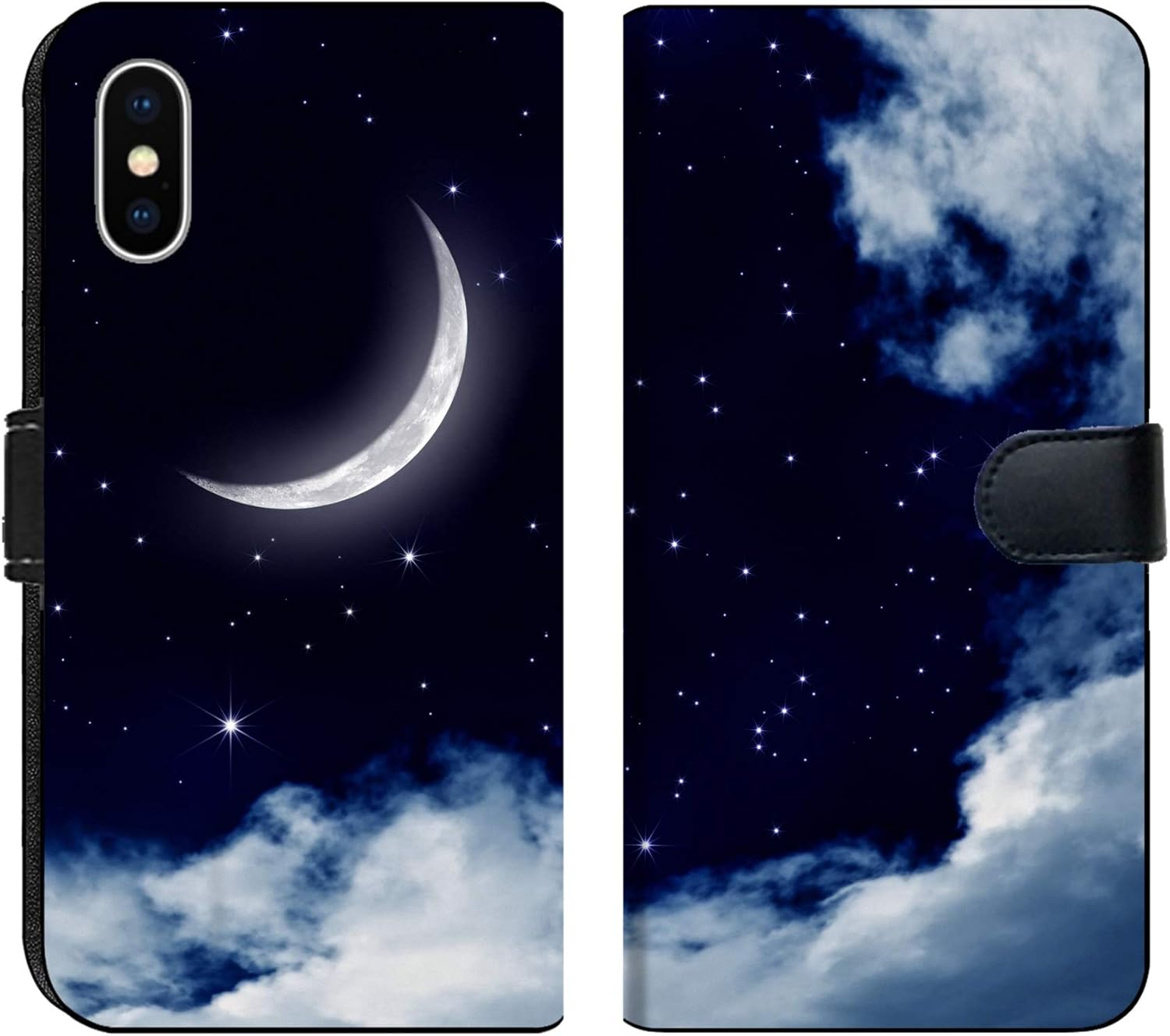 Amazon Com Liili Premium Iphone X Flip Micro Fabric Wallet Case